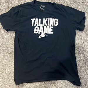 Nike Men’s Black Talking Game T-Shirt Large